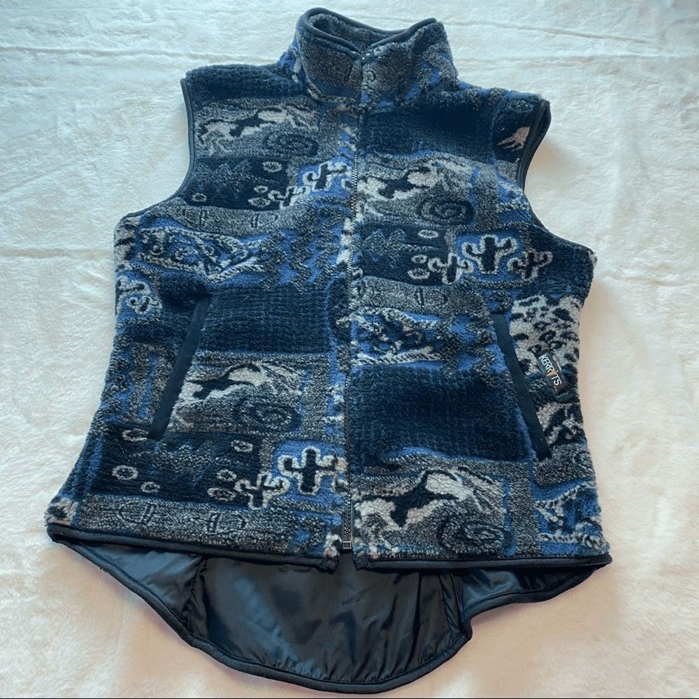 Kerrits On Course Reversible Fleece Vest Women S Equestrian Southwest Made USA